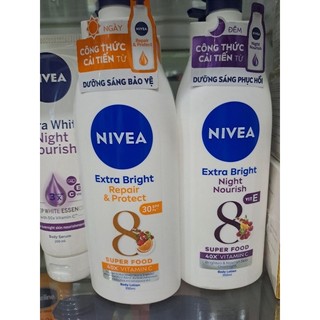 400ml Sữa dưỡng thể trắng da nivea chai vòi