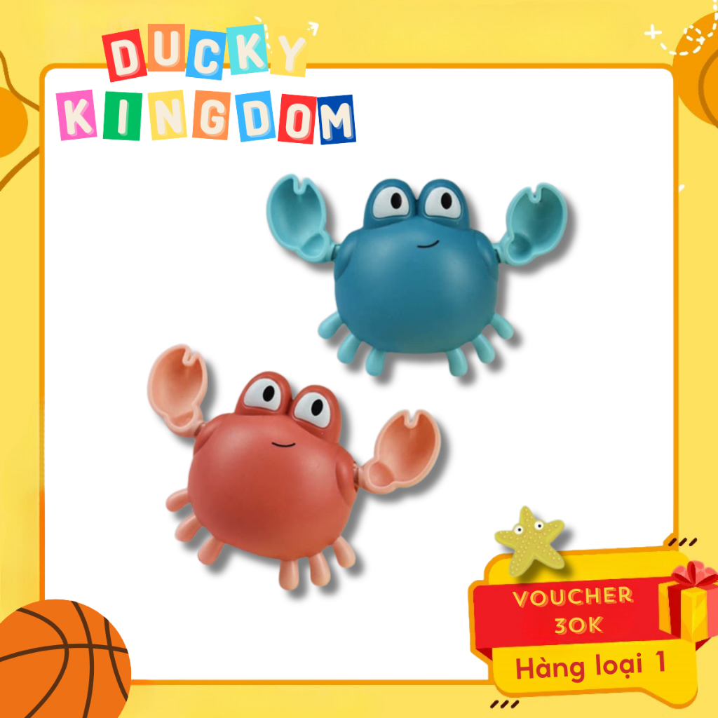 Đồ Chơi Nhà Tắm, Bể Bơi, Hồ Bơi - Đồ Chơi Vặn Cót Dưới Nước Cho Bé - Ducky Kingdom