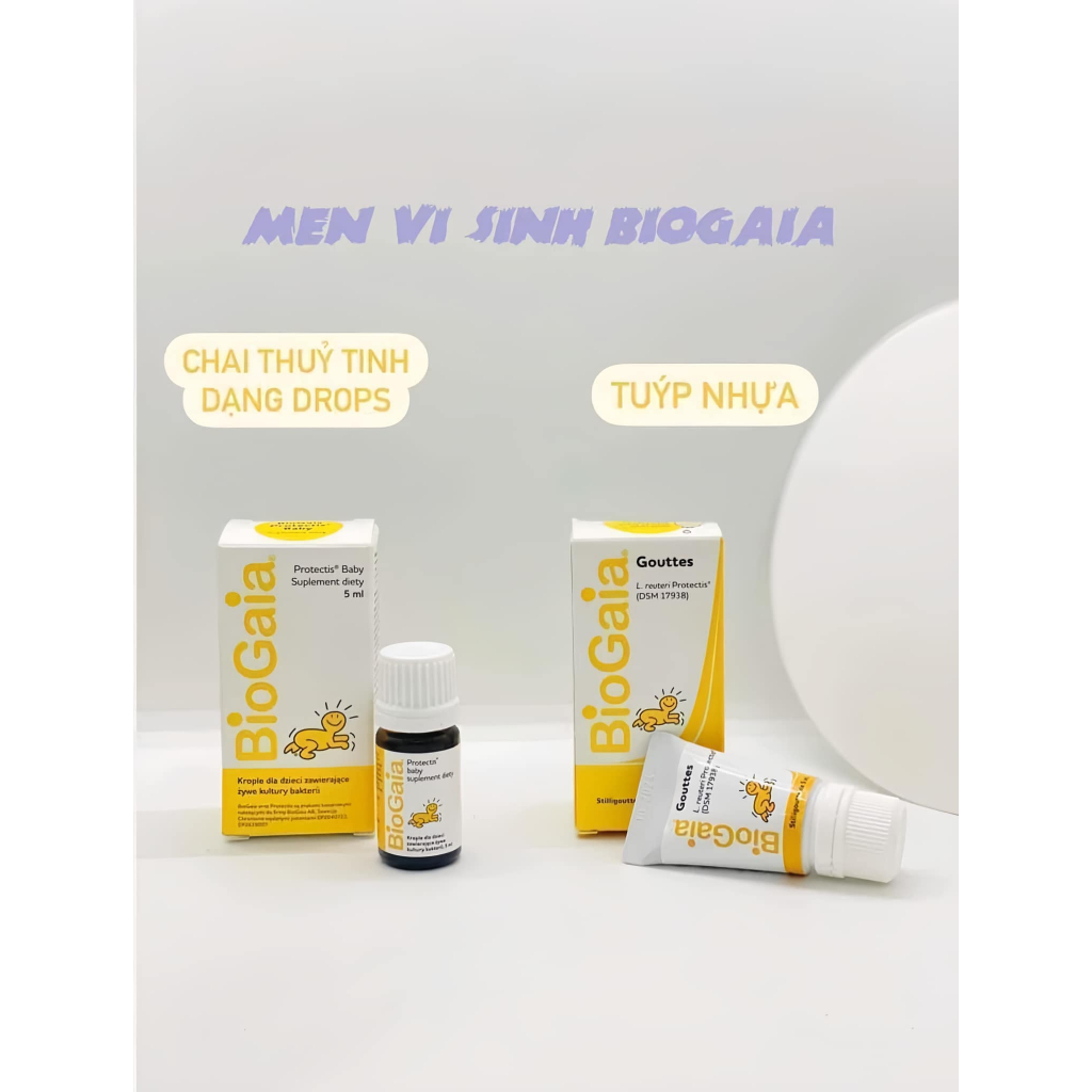 Men Vi Sinh Biogaia Protectis Baby Drops Giúp Bé Cân Bằng Ổn Định Hệ Tiêu Hóa