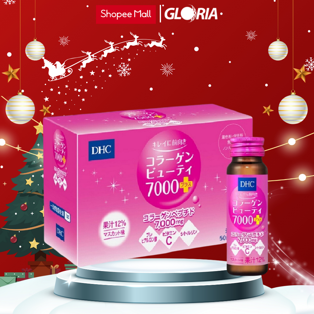 Collagen Nước DHC Collagen Beauty 7000 Plus (10 chai x 50ml)