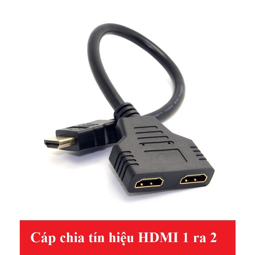Cáp Chia Tín Hiệu HDMI 1 Ra 2 Đầu