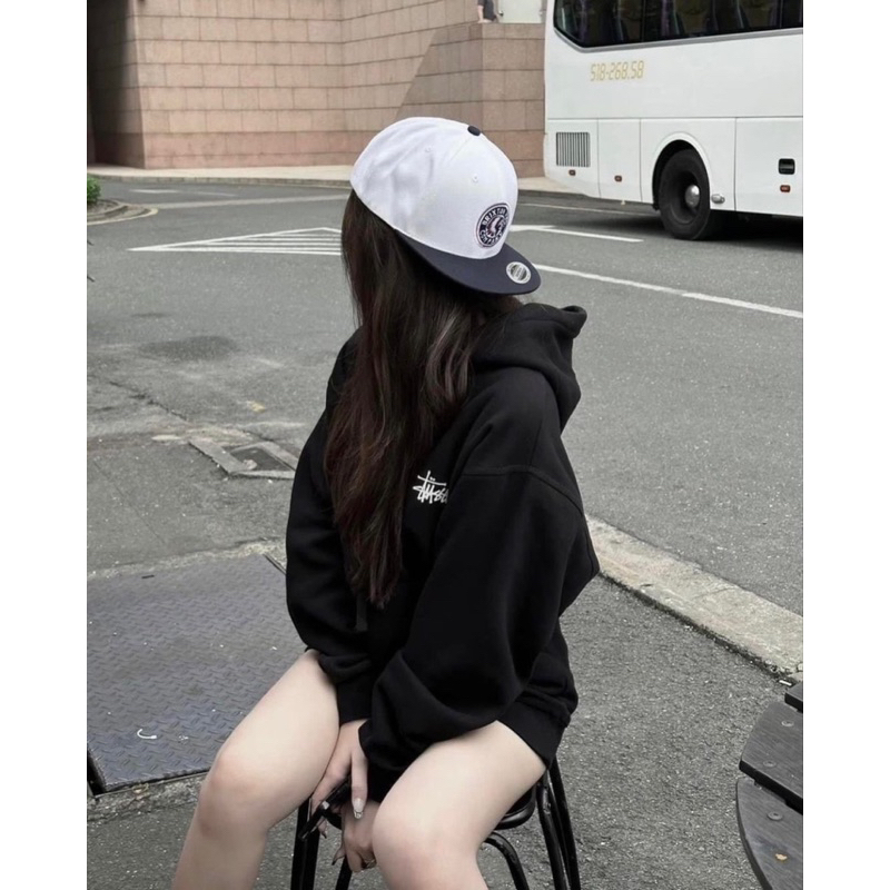 Áo khoác Hoodie Stu-ssy Basic Form Unisex Nam Nữ - chất liệu 100% cotton Full Tag
