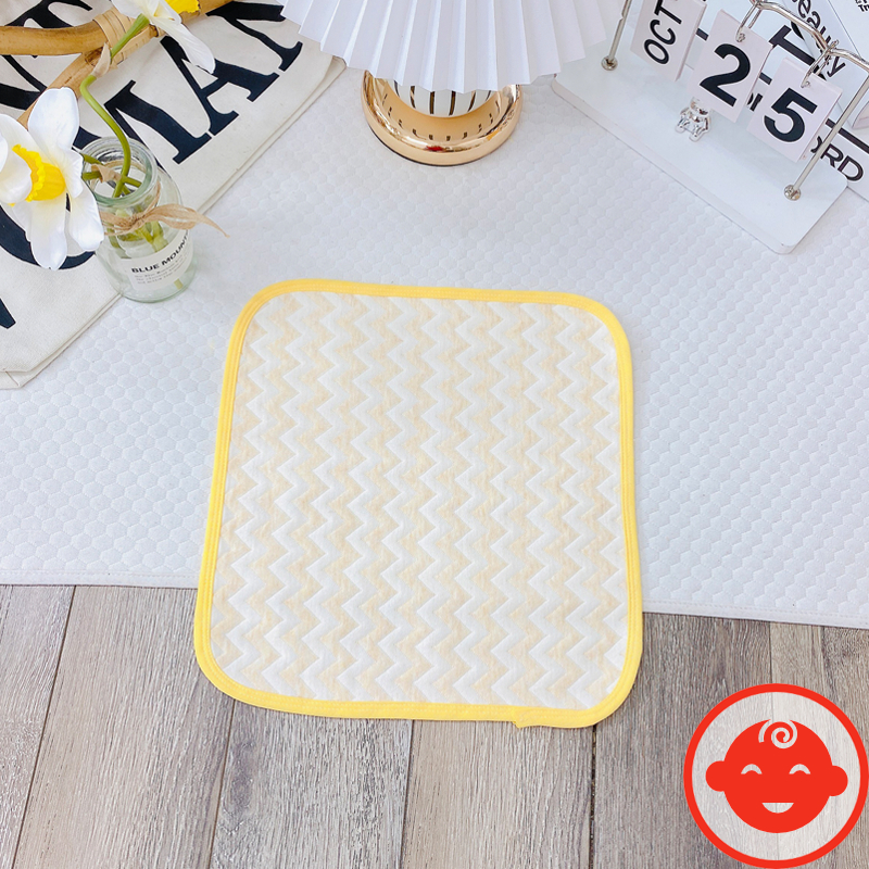 Lót chống thấm 4 lớp LƯỢN SÓNG CAO CẤP dành cho bé sơ sinh 30x30cm mềm mại siêu thấm L05