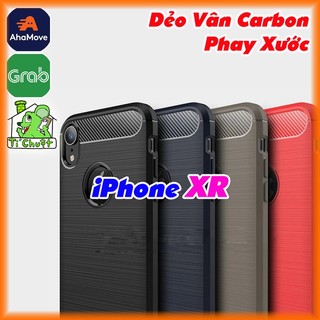 [Ảnh Thật] Ốp Lưng iPhone XR 6.1" Dẻo Carbon Phay Xước Chống Sốc