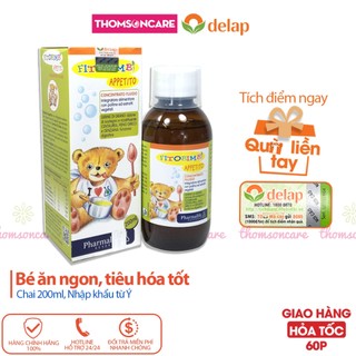 Siro ăn ngon cho bé Appetito Bimbi của Fitobimbi - Nhập khẩu từ Ý, bé hết biếng ăn, trẻ ăn nhanh hơn