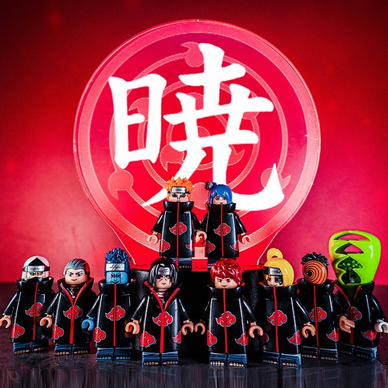 Minifigures Naruto - Đồ chơi lắp ráp xếp hình mô hình nhân vật Naruto hoạt hình minifigure Anime Ninja