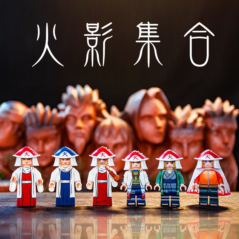 Minifigures Naruto - Đồ chơi lắp ráp xếp hình mô hình nhân vật Naruto hoạt hình minifigure Anime Ninja