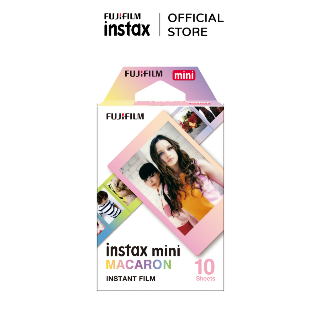 Phim Chụp Ảnh Lấy Liền Instax Mini - Viền Màu Hộp 10 Tấm