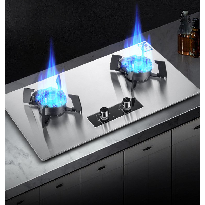 Bếp Gas Đôi Công Nghệ Nhật Bản GZ599 DHT HOME 10 Đầu Đốt Bằng Đồng Đi Kèm,Để Được Cả Âm, Dương