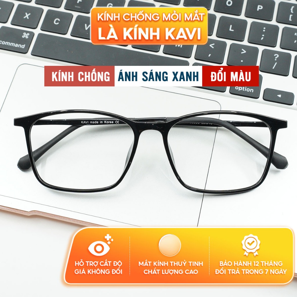Kính Đổi Màu Khi Ra Nắng Chống Ánh Sáng Xanh KAVI S9 – Cỡ Lớn Cho Người Mặt To