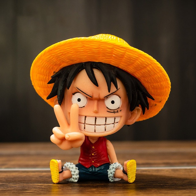 Mô hình One Piece Chibi Luffy Zoro Sanji Ace Sabo Nami Robin Choper Usopp Brook Franky Jinbei Boa Hancok Doflamingo Kuma
