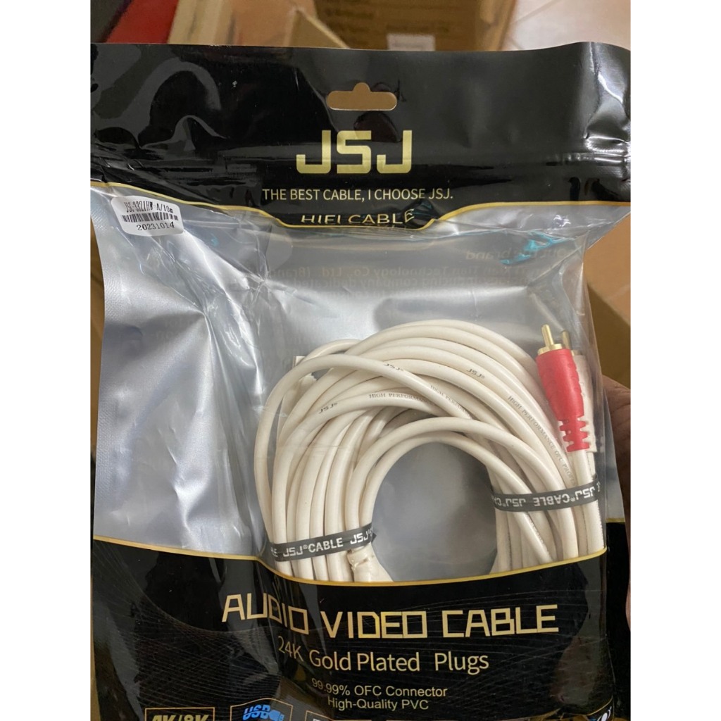 Dây cáp âm thanh iphone ra loa / Cáp lighting ra AV dài 1.8m tới 10m