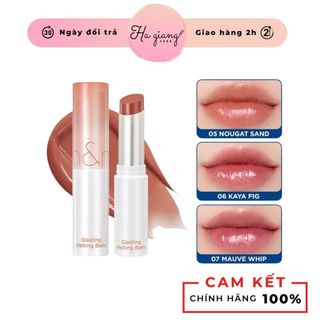 Son dưỡng màu tint Romand Glasting Melting Balm Full bảng màu 1-2-3-4-5-6