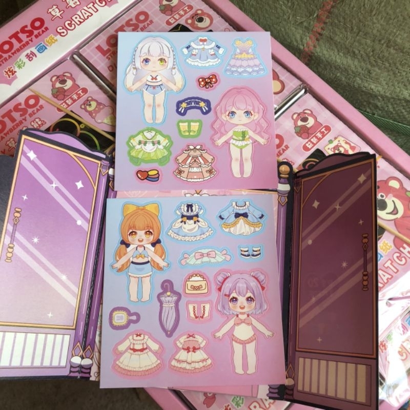 Sỉ vỉ 18 Tập hình dán tương tác công chúa tập 2 tờ