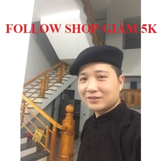 Mũ nồi nỉ cao cấp liền, mũ beret nam trung niên, nón nồi nam hàng quảng châu người trung niên