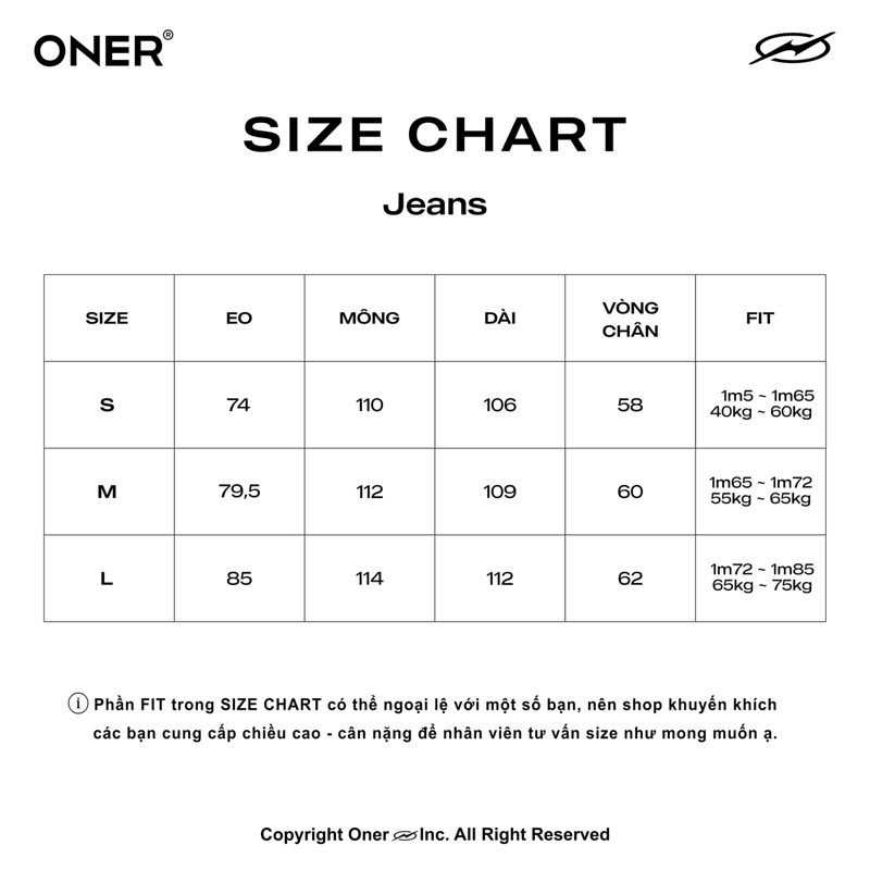 Quần jeans ONER "Erric Jeans" 13oz