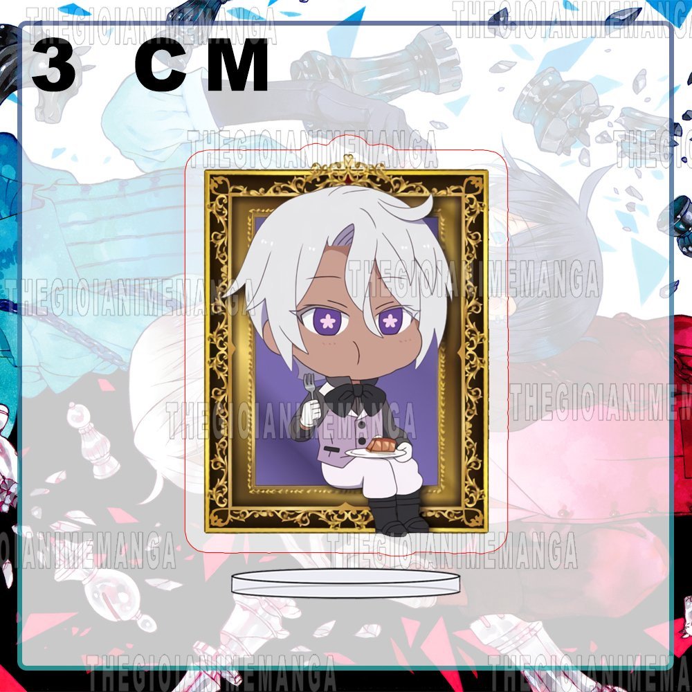 Mô hình Standee VANITAS ver ĂN BÁNH tượng mica acrylic anime chibi trưng bày