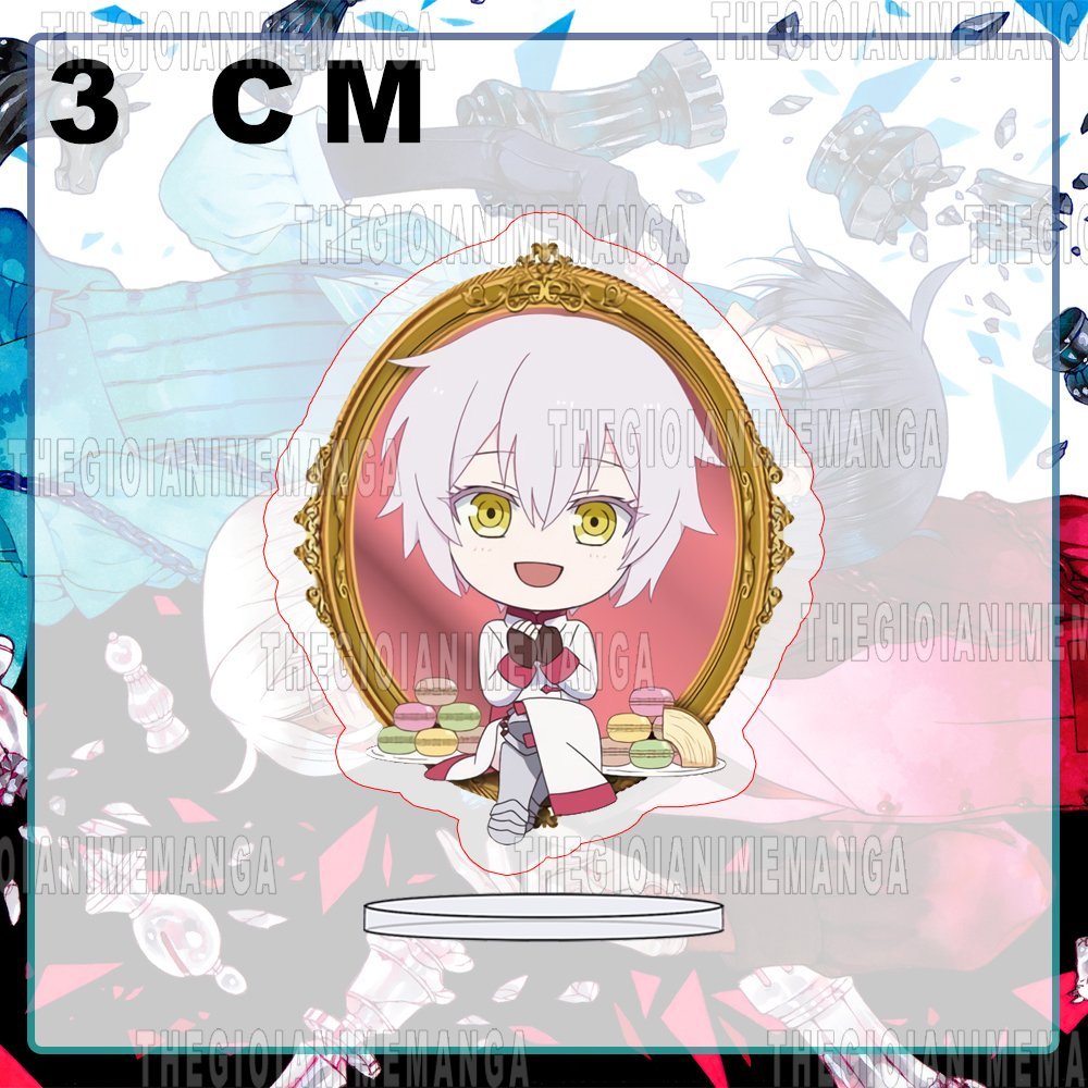 Mô hình Standee VANITAS ver ĂN BÁNH tượng mica acrylic anime chibi trưng bày