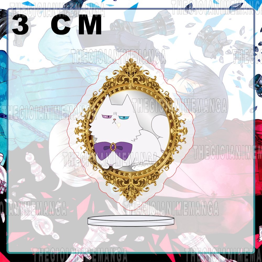 Mô hình Standee VANITAS ver ĂN BÁNH tượng mica acrylic anime chibi trưng bày