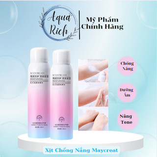 Xịt Chống Nắng Dưỡng Trắng Da MayCreate Moisturizing - 150ml
