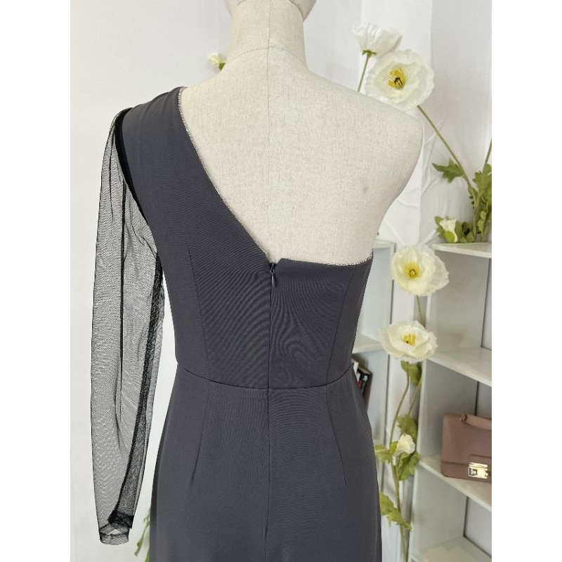 femei - Jumpsuit dài lệch vai ( 2 màu )