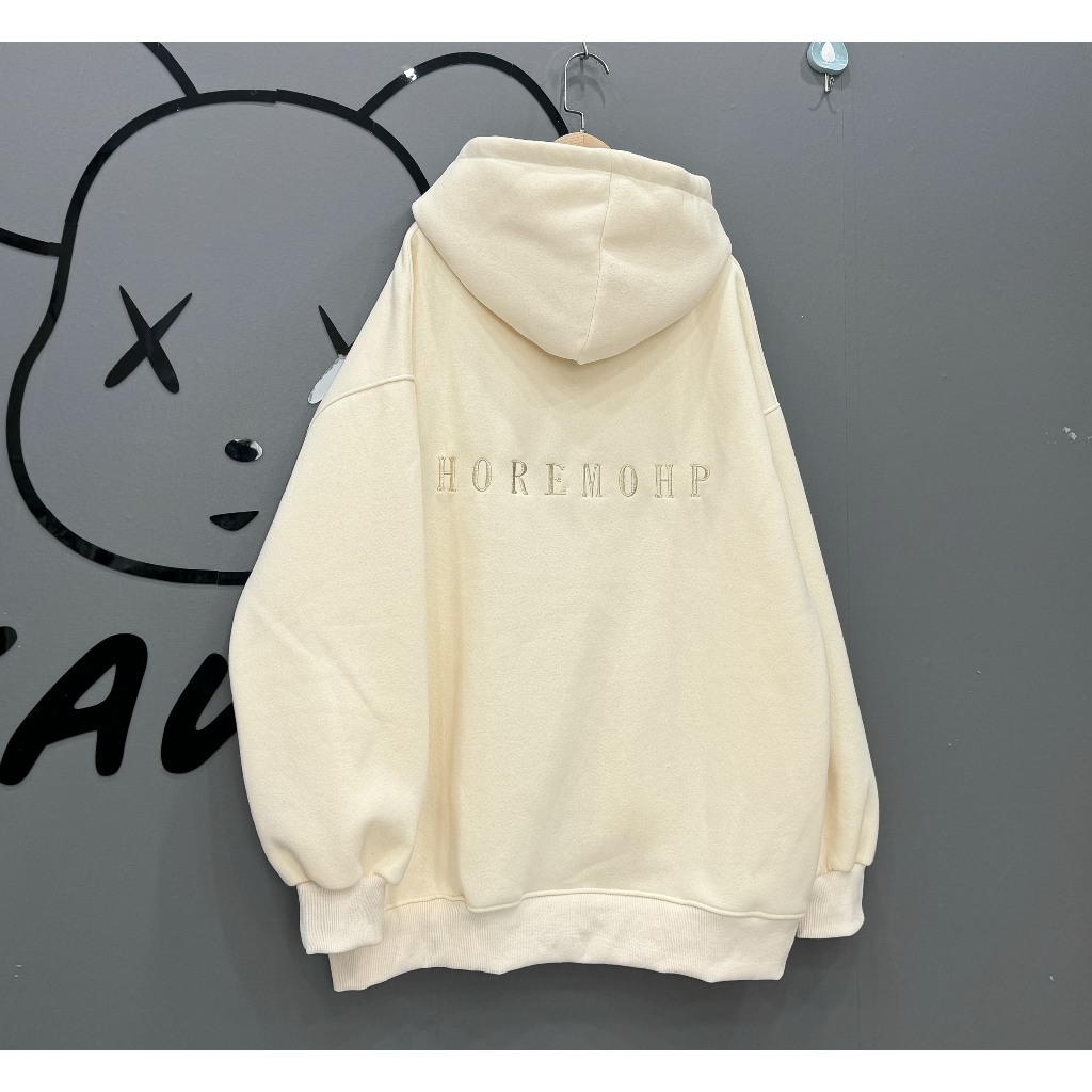 Áo khoác zip nỉ tàu l1 khoá 2 đầu HORE