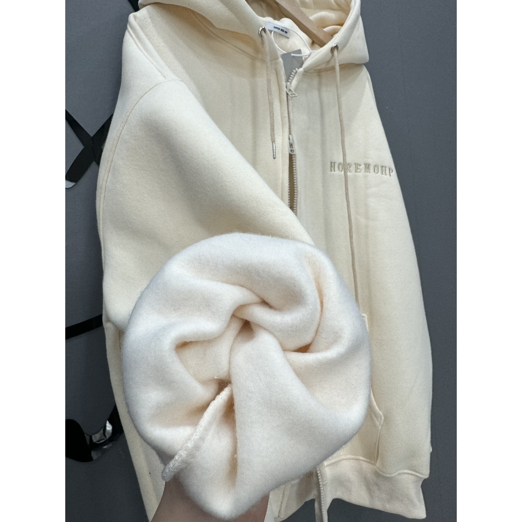 Áo khoác zip nỉ tàu l1 khoá 2 đầu HORE