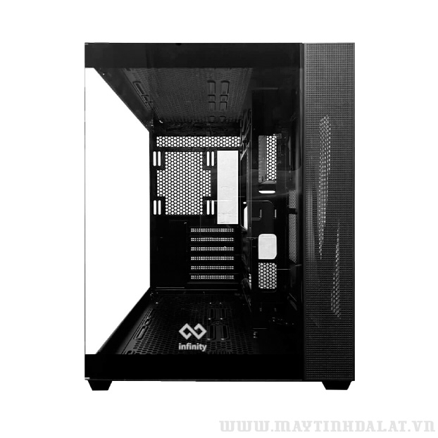 Vỏ Máy Tính - Case Bể Cá Infinity Cube A ATX Màu Đen Kính Cường Lực 2 Mặt Giá Rẻ