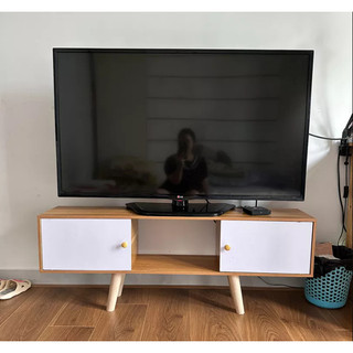   CHỈ NHẬN HOẢ TỐC HCM  Kệ Tivi thông minh hiện đại 2 ngăn kéo  vân gỗ Decor sang trọng siêu chắc chắn 120x25x45cm 