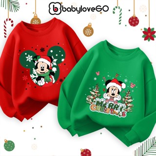 Áo nỉ cho bé Noel 2025 áo sweate cho bé trai bé gái mừng giáng sinh in hình độc đáo