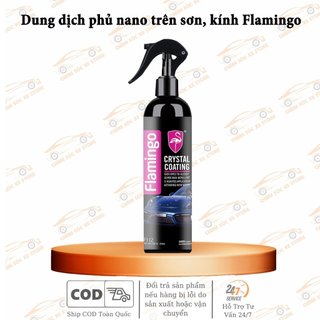 Chai Xịt Phủ Bóng Nano Coating Hiệu Ứng Lá Sen Flamingo F112 250ML