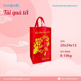 Combo 10 túi vải không dệt đựng quà biếu Tết