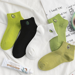 Tất nữ cổ ngắn cute hình bơ, vớ nữ phong cách hàn quốc giống tất trắng nike chống hôi chân TN06