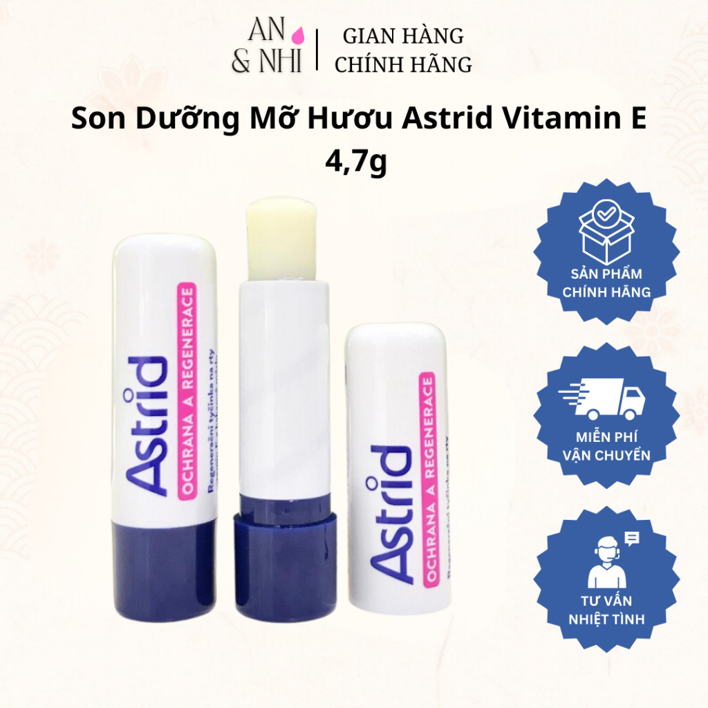 SON DƯỠNG MÔI ASTRID MỠ HƯƠU VÀ VITAMIN E