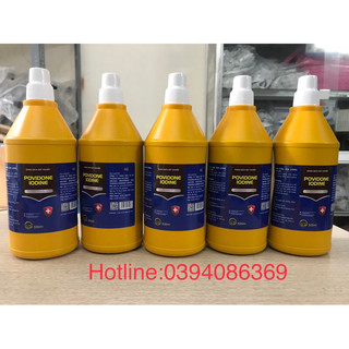 Chai 500ml Dung Dịch povidone 10% Sát Trùng,Dung dịch sát trùng,sát khuẩn vết thương,Cồn đỏ Povidone PVP Iodine