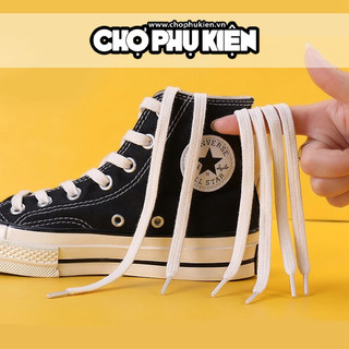 Dây giày Cotton dẹt 2 lớp cho giày Cv 1970s, RO, giày vài canvas