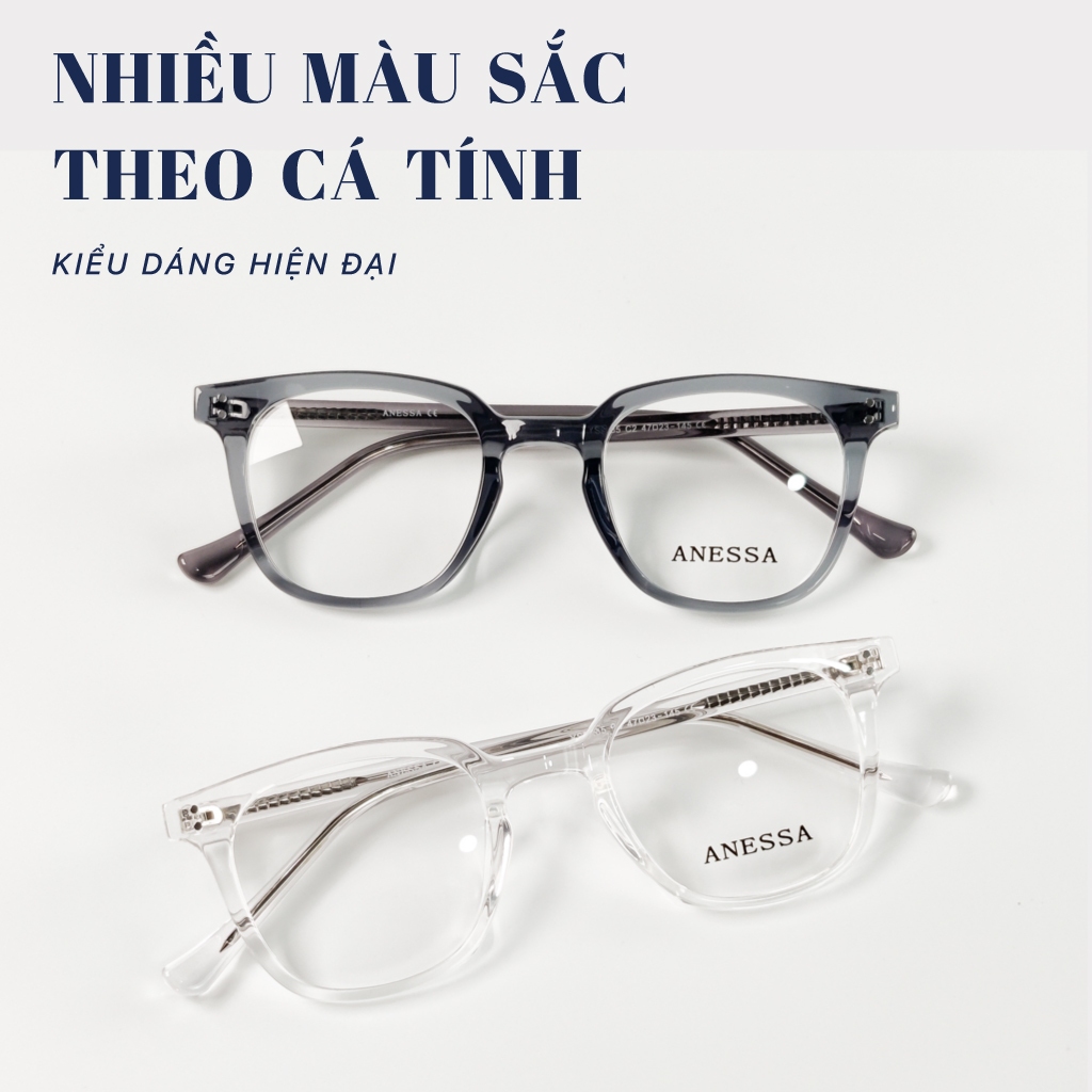 Kính đọc sách nam nữ LB Eyewear 9285 gọng vuông chữ nhật chất liệu nhựa cao cấp lõi kim loại, không cấn mũi, nhẹ mặt