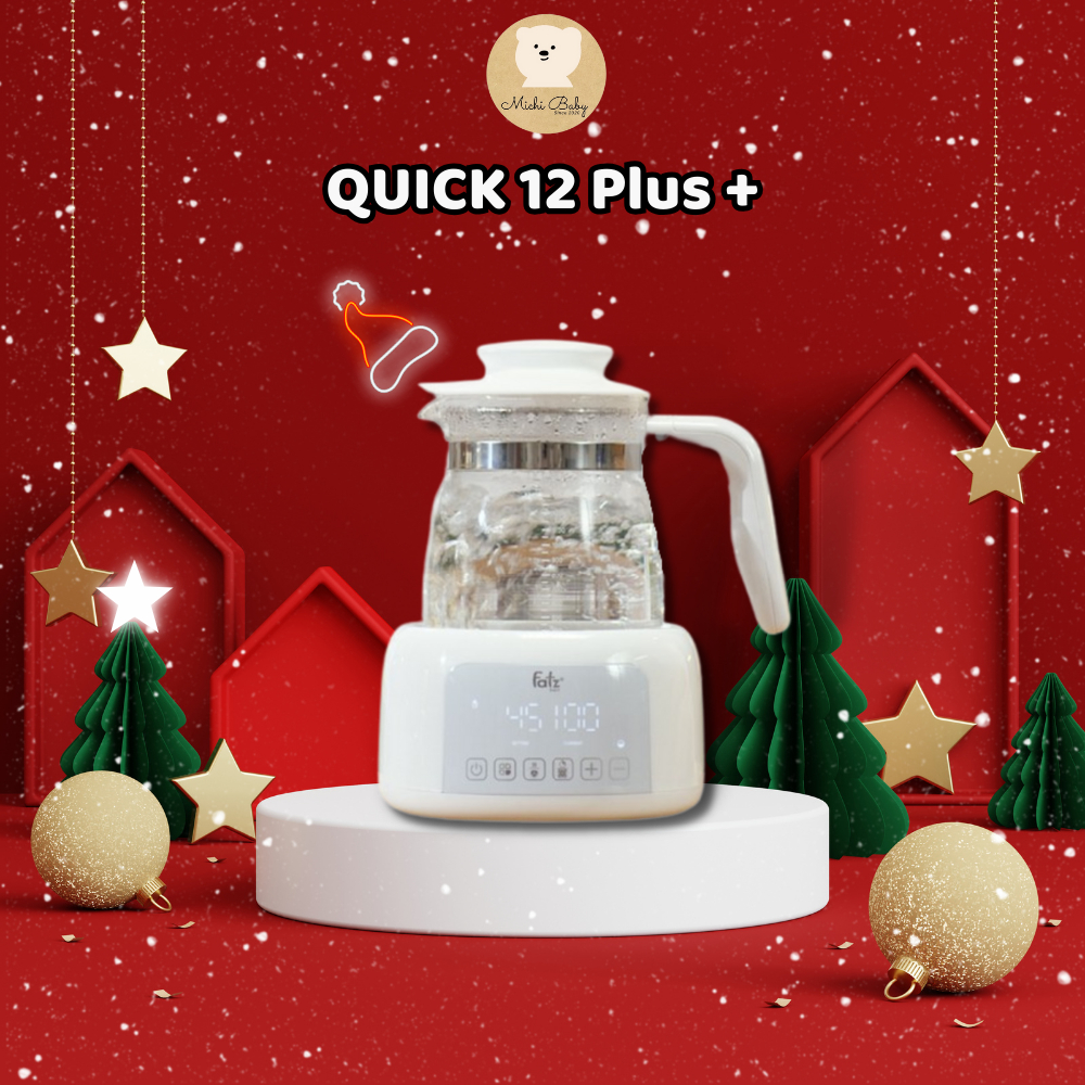 (TẶNG KHAY HÂM SỮA) Máy Đun Nước QUICK 12 PLUS Và Hâm Nước Pha Sữa - FB3504BH -Michi Baby MC229