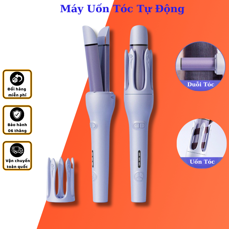Máy Uốn/Duỗi Tóc 2 Trong 1 Xoay 360 Độ, 3 Mức Nhiệt, Trục Uốn 32MM UT09
