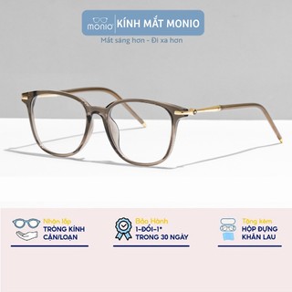 Gọng Kính Cận Mắt Vuông Nam Nữ MONIO YC2040 Chất Liệu Kim Loại Phụ Kiện Thời Trang