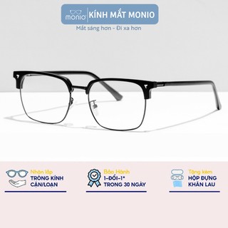 Gọng Kính Mắt Nam MONIO 9129 Phong Cách Tinh Tế Lịch Lãm Chất Liệu Cao Cấp