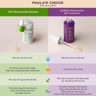 Tinh chất THU NHỎ LỖ CHÂN LÔNG - CLINICAL NIACINAMIDE 10% và 20%