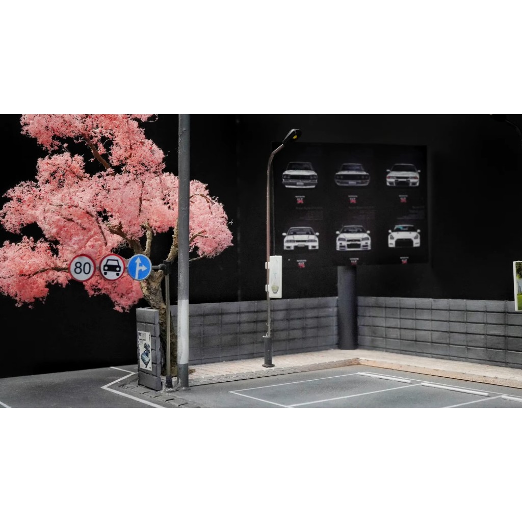 Bộ sa bàn cho xe mô hình 1/64 Garage