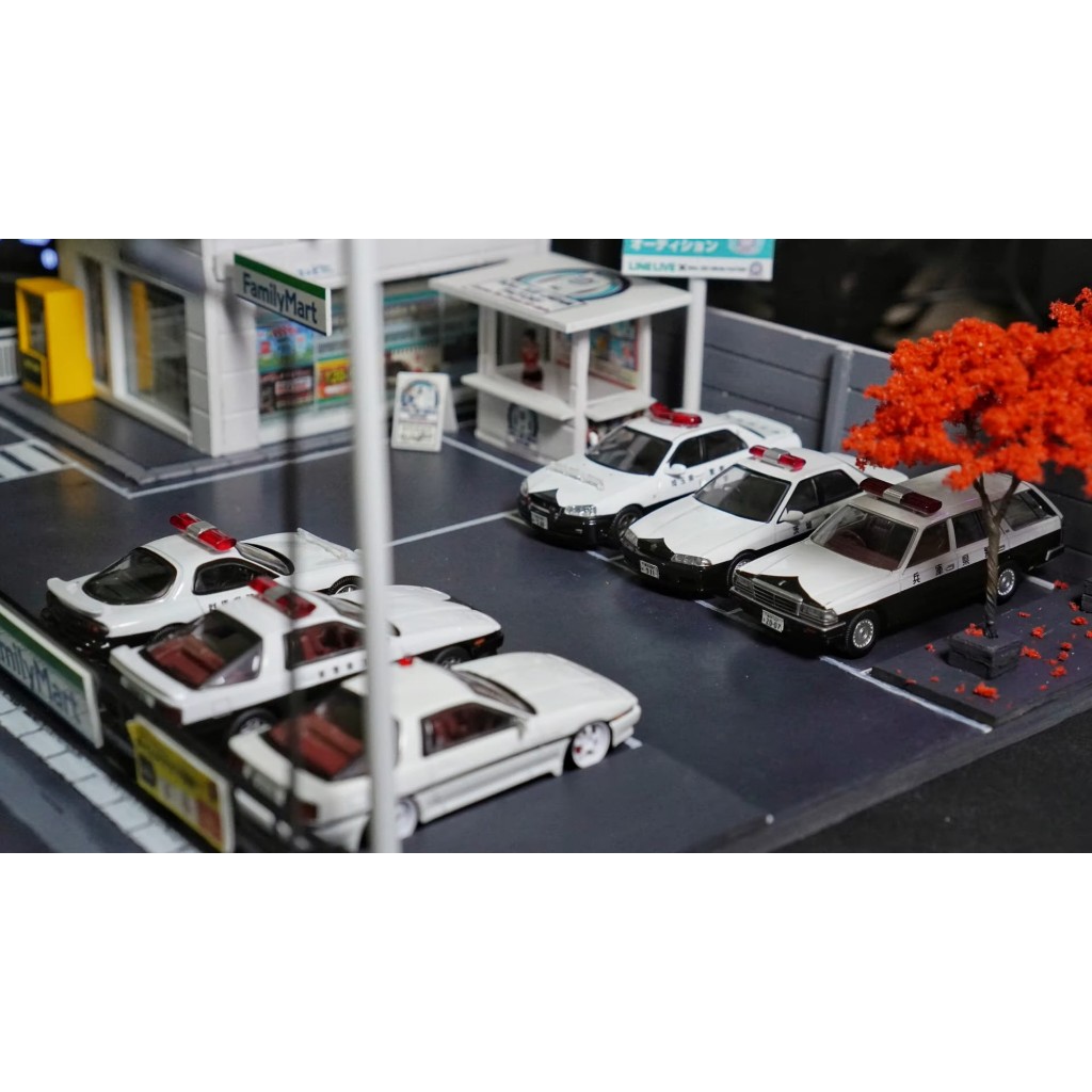 Bộ sa bàn cho xe mô hình 1/64 Familymart