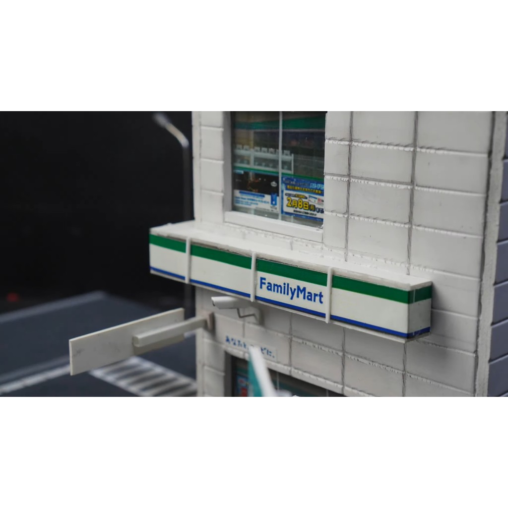 Bộ sa bàn cho xe mô hình 1/64 Familymart