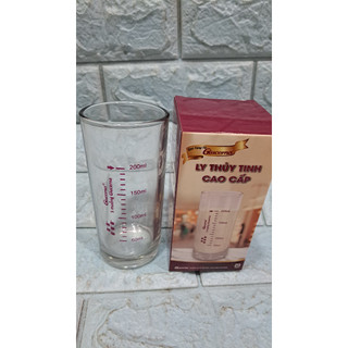 Ly thủy tinh chia vạch Glucena 300ml