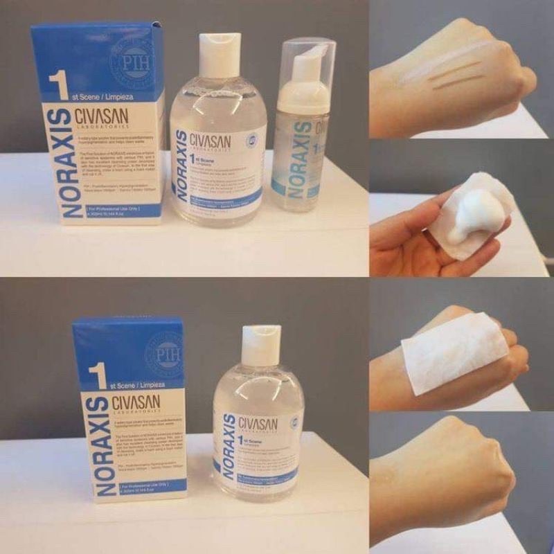 Nước tẩy trang Civasan cho da nhạy cảm Noraxis 1st Scene