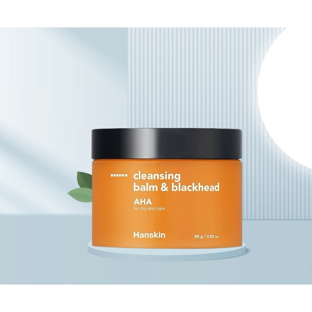 Sáp Tẩy Trang Sạch Sâu, Giảm Mụn Đầu Đen Hanskin AHA Cleansing Balm & Blackhead 80G