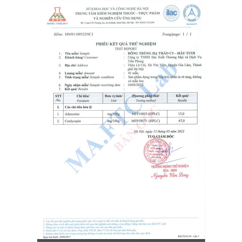 Đông trùng hạ thảo tươi C3 cao cấp