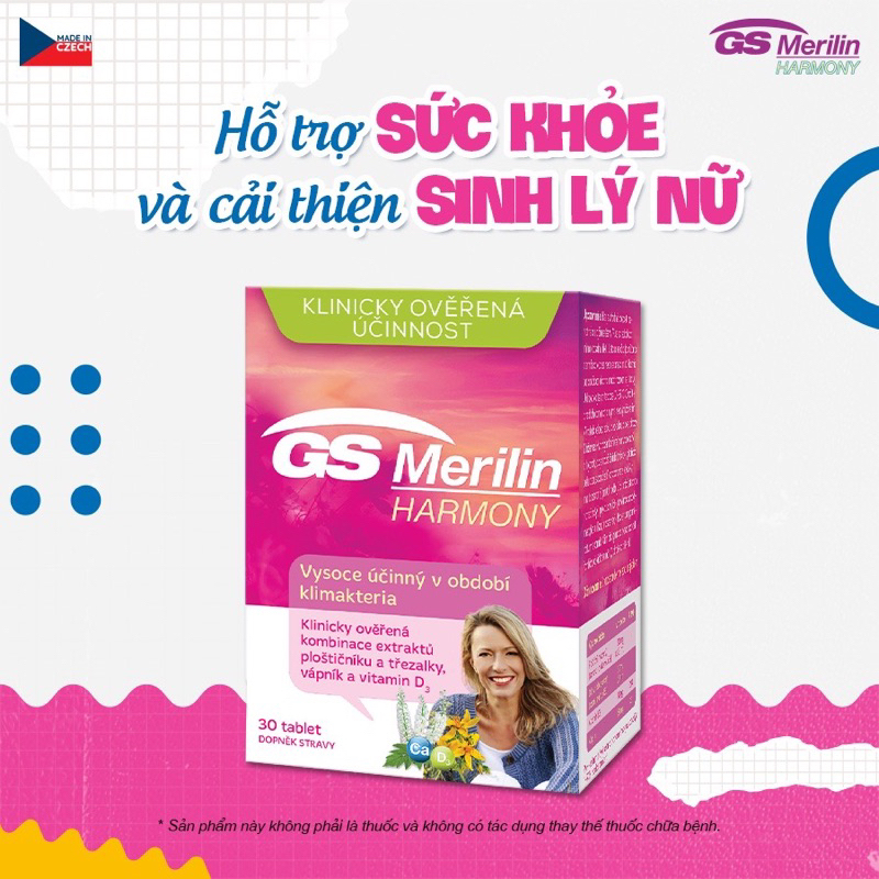 GS Merilin Harmony- hỗ trợ cải thiện sinh lý nữ, không sử dụng hormon